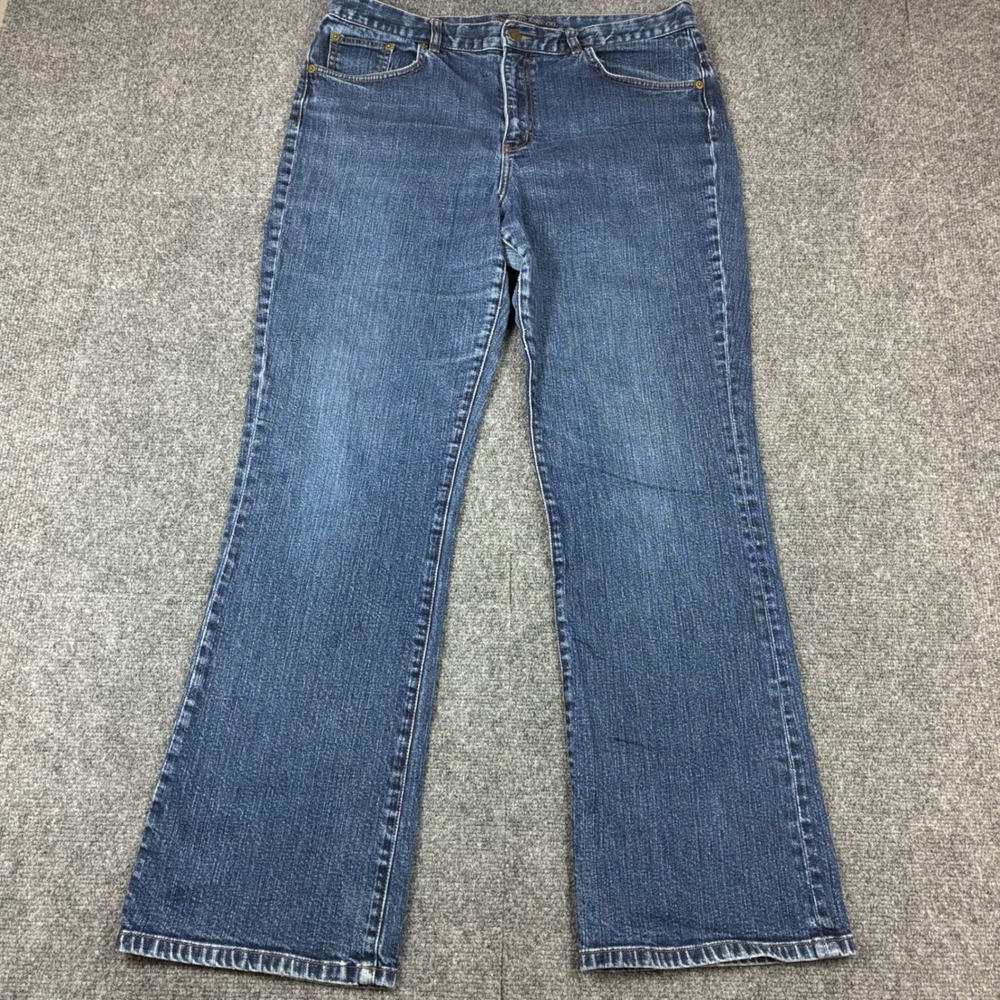 Lauren Ralph Lauren‎ Jeans Womens 14 Medium Wash Straight Leg Denim Blue Pants